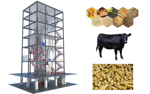 cattle feed production line